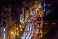 Budapest – Rákóczi úti csúcsforgalom este | Fine Art giclée fotónyomat és falikép