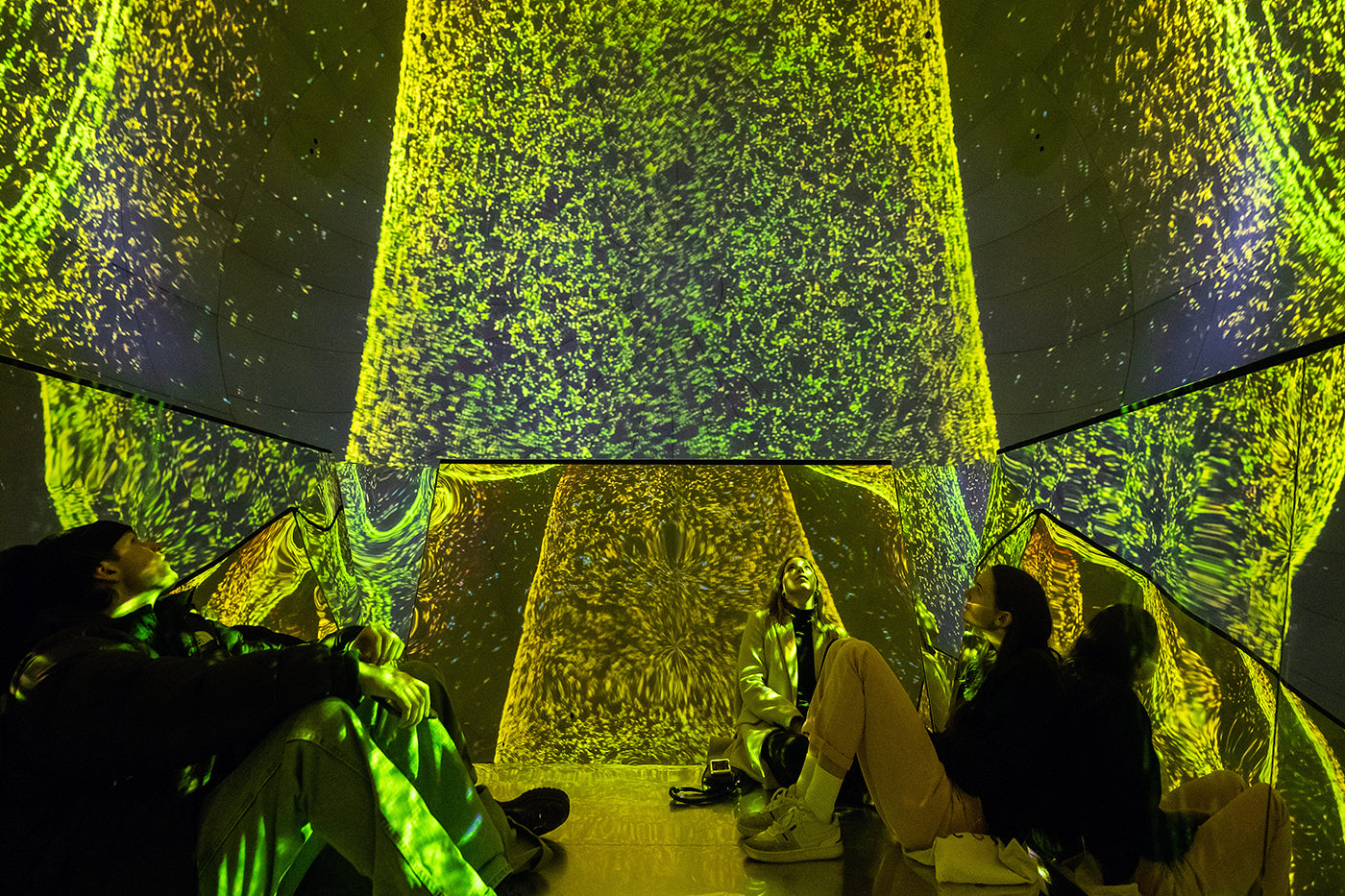 Visitors at the Light Art Museum #4859