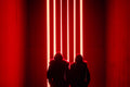 Red Light Silhouettes – Budapest Photo | Fine Art Print & Digital Download