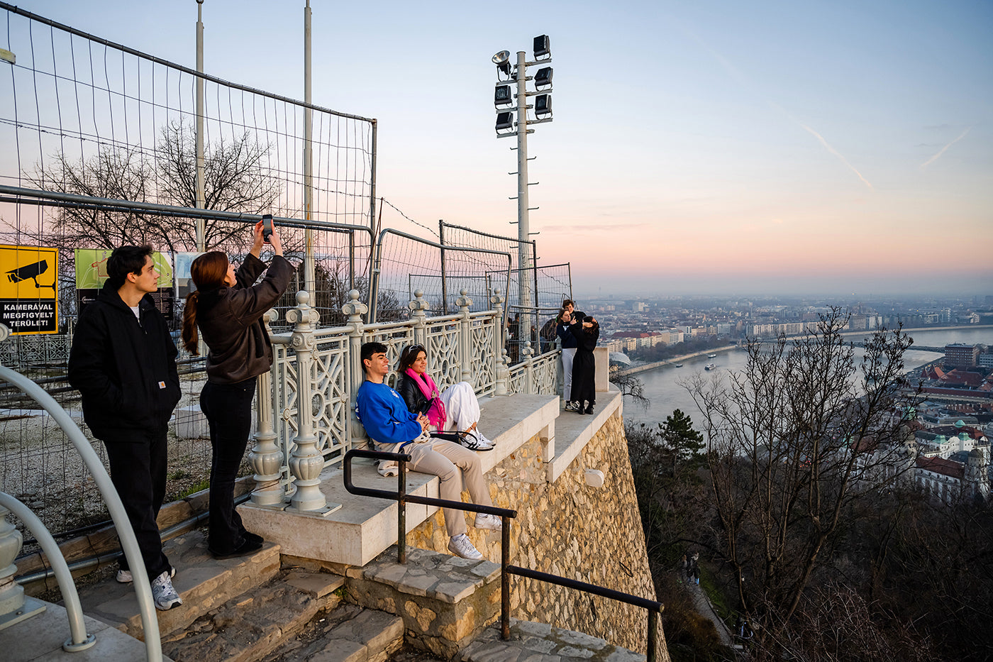Tourists on Gellért Hill #4893