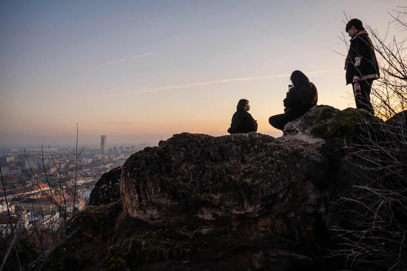 Tourists on Gellért Hill #4899