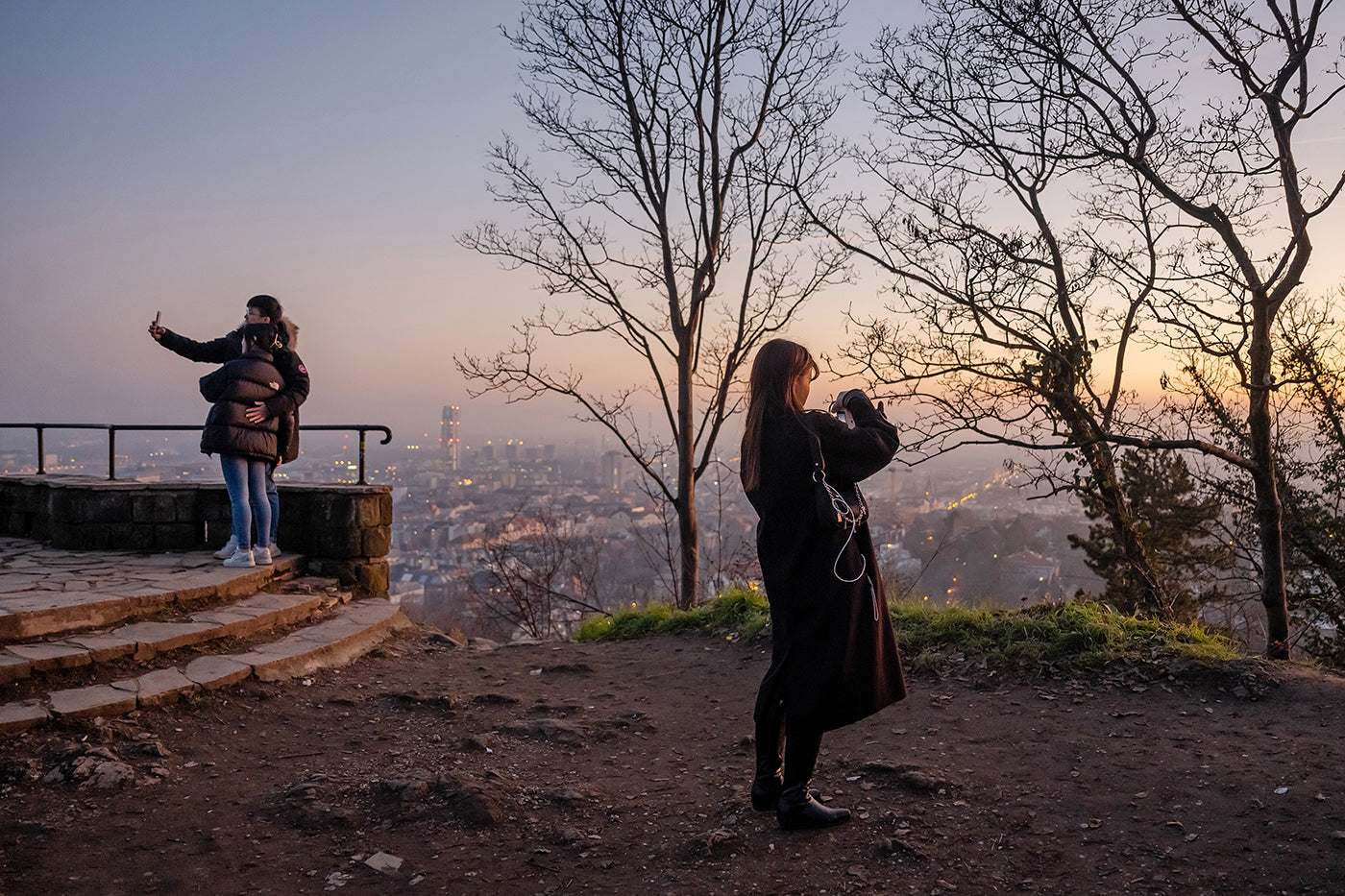 Tourists on Gellért Hill #4902