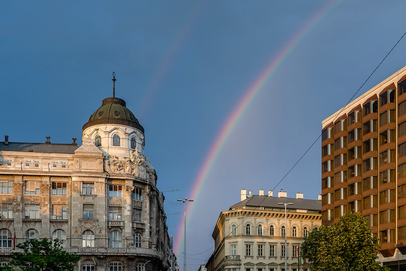 Rainbow from Széchenyi Square #4917