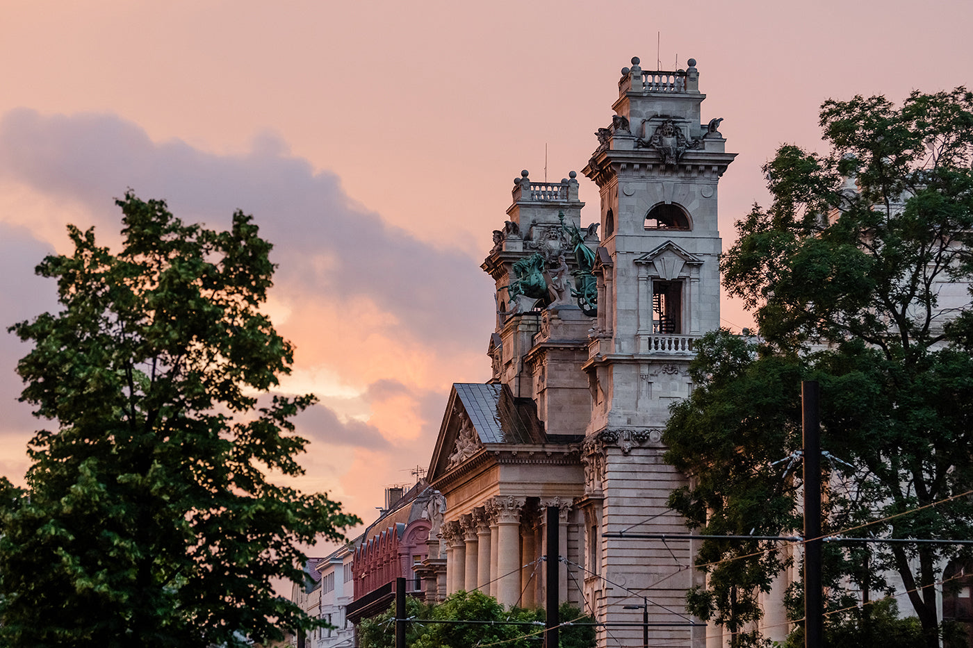 Old Ethnographic Museum at sunset #4921