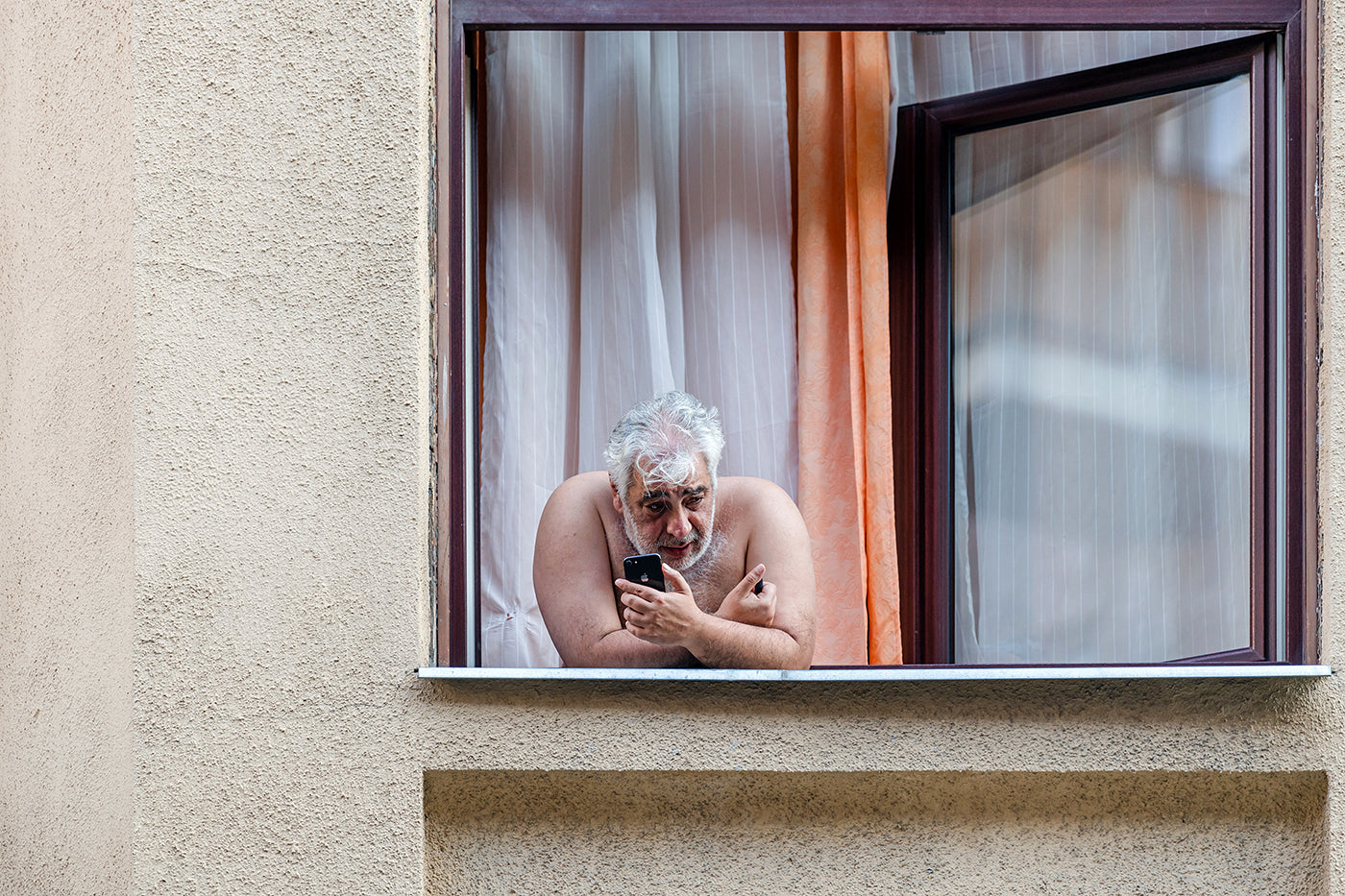 Leaning on a window #4930