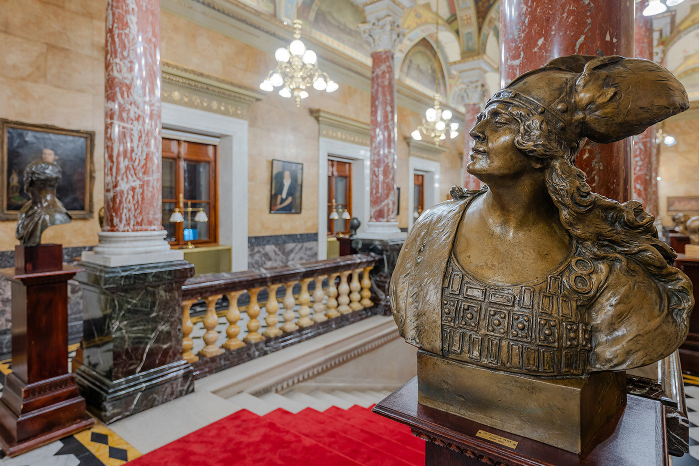 The upstairs gallery of the Royal Staircase in the Opera House #5043