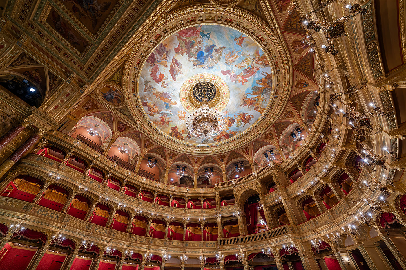 Budapest – Hungarian State Opera Auditorium | Fine Art Giclée Photo Print and Wall Art