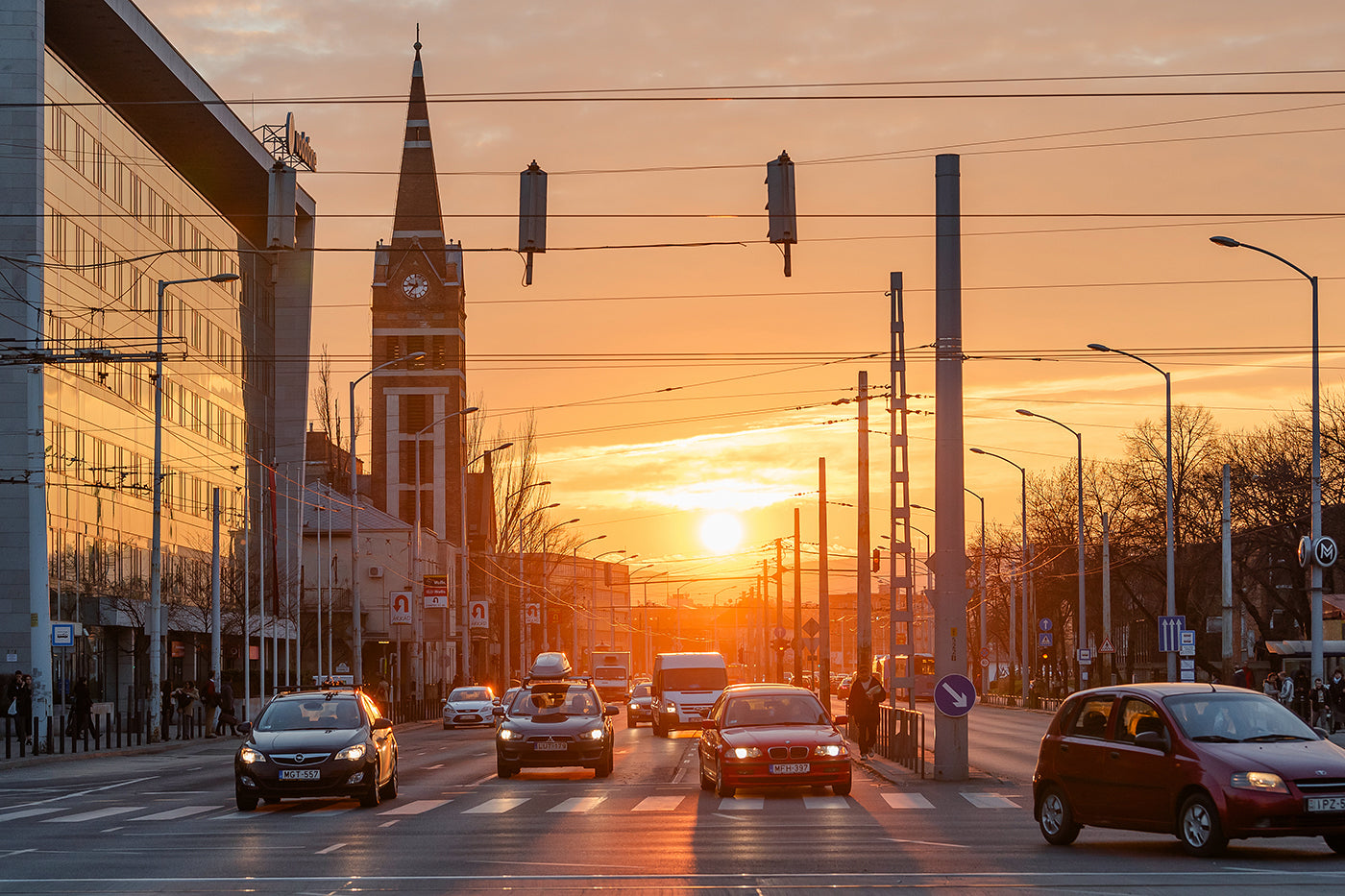 Kerepesi út naplementekor #5229