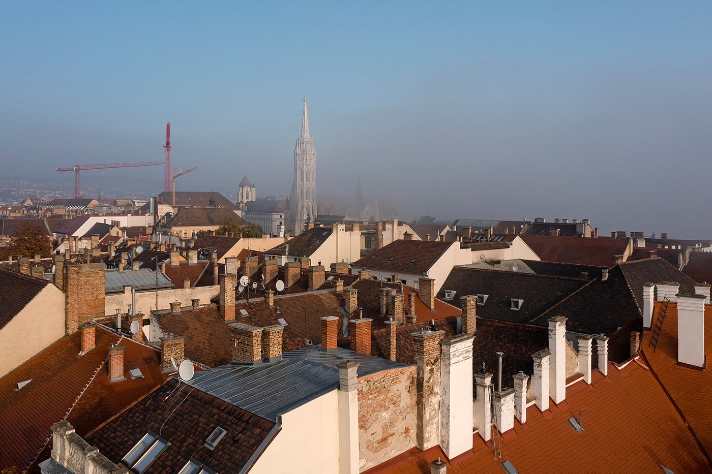 Foggy morning in Buda Castle District #5402