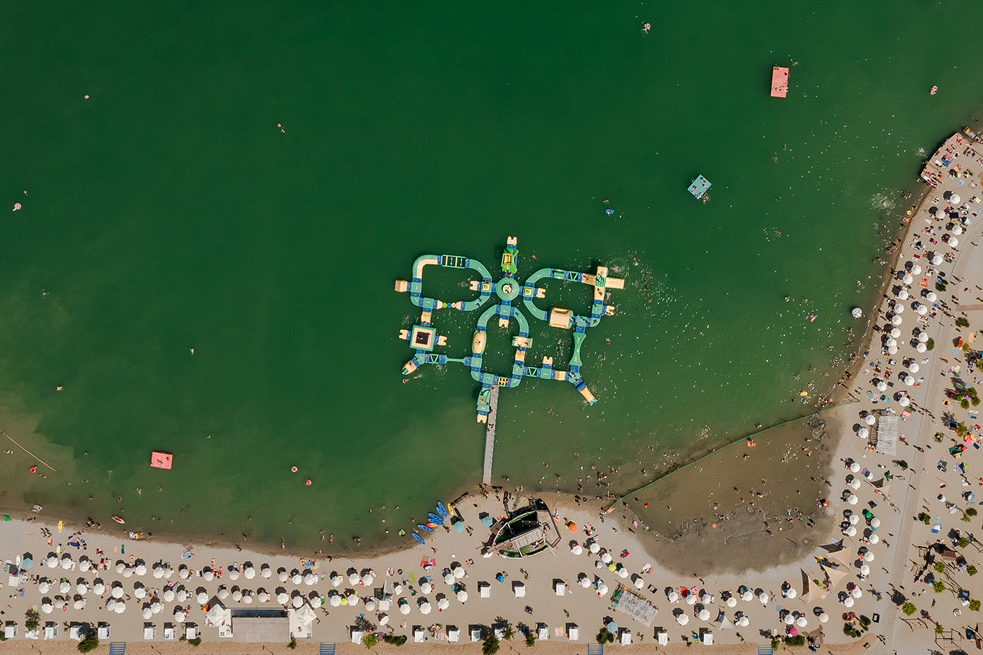 Lupa Beach felülnézetből #5432