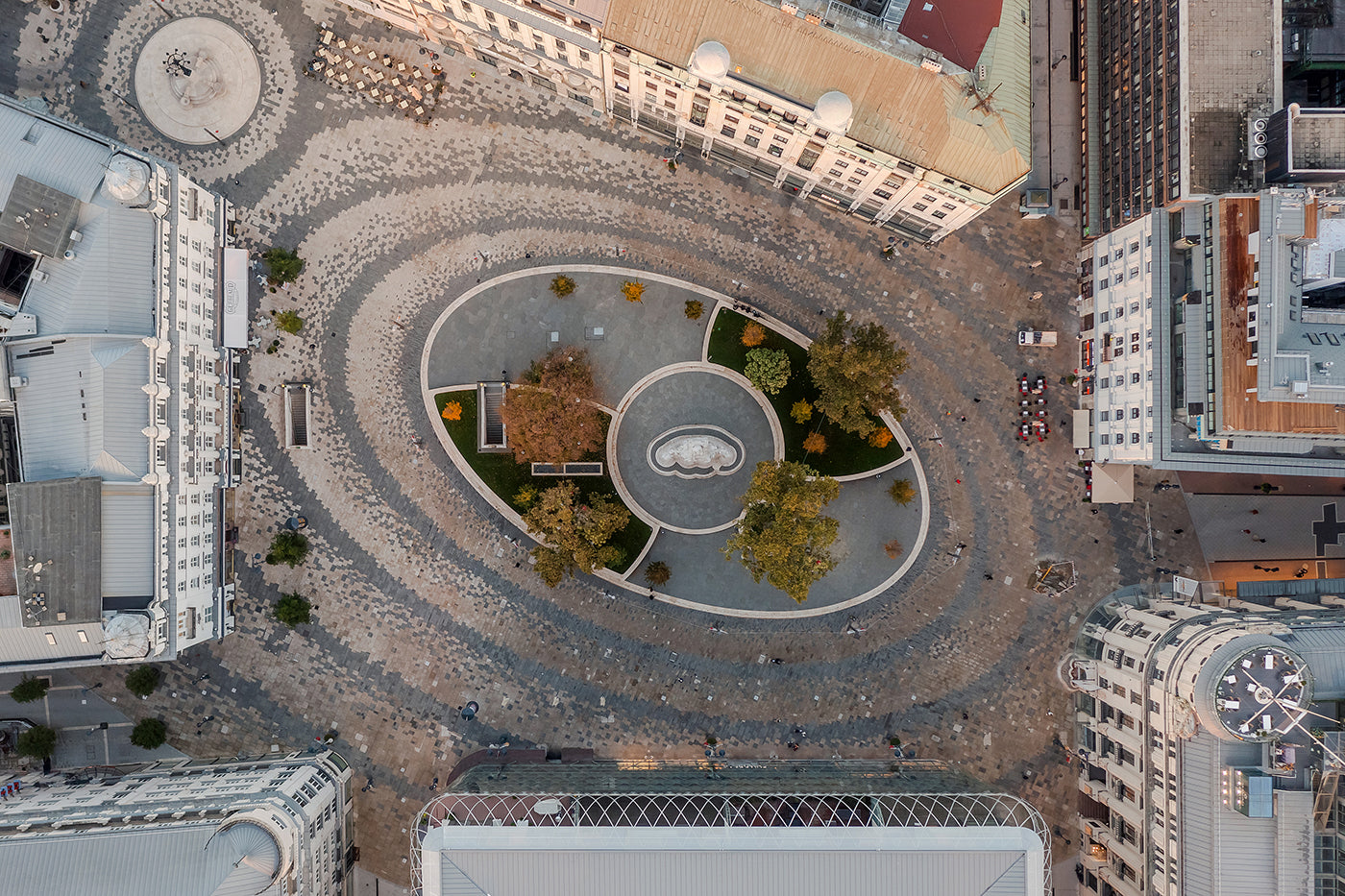 Vörösmarty Square from above #5435