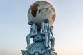 Geological Institute summit statue #5453