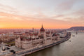 Parliament at sunrise from a bird's eye view #5496