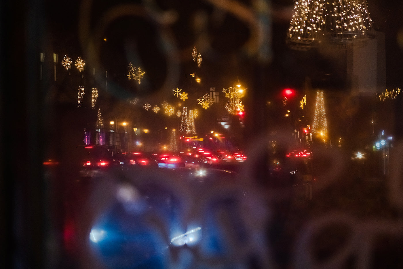 Andrássy Avenue Christmas lights #5732