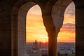 Basilica at dawn from the Fisherman's Bastion #5774