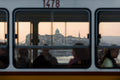 Budapest látképe egy villamos ablakain keresztül #5858