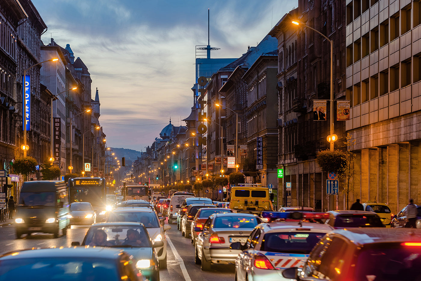 Rákóczi Road in rush hour #5881