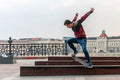 Skateboarder at Fővám Square #5932