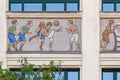 Mosaic images of the facade of Madách High School #5957