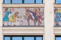 Mosaic images of the facade of Madách High School #5960