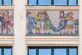 Mosaic images of the facade of Madách High School #5961