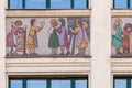 Mosaic images of the facade of Madách High School #5963