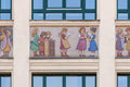 Mosaic images of the facade of Madách High School #5964