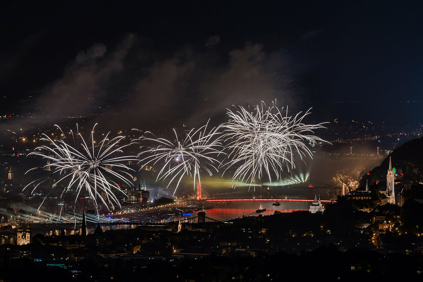 August 20th fireworks from the Árpád Lookout #6004