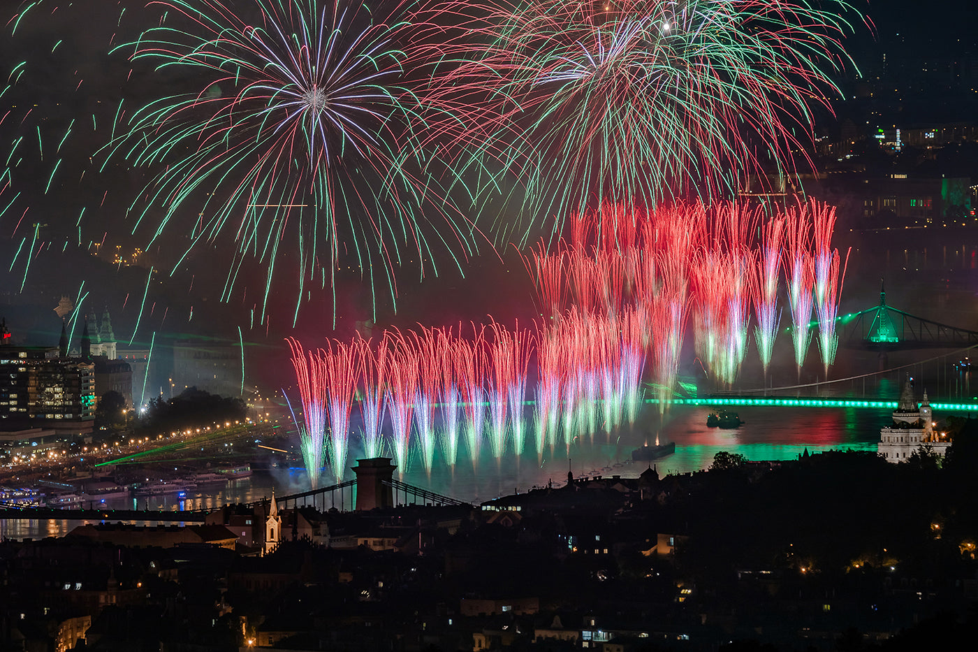 August 20th fireworks from the Árpád Lookout #6006