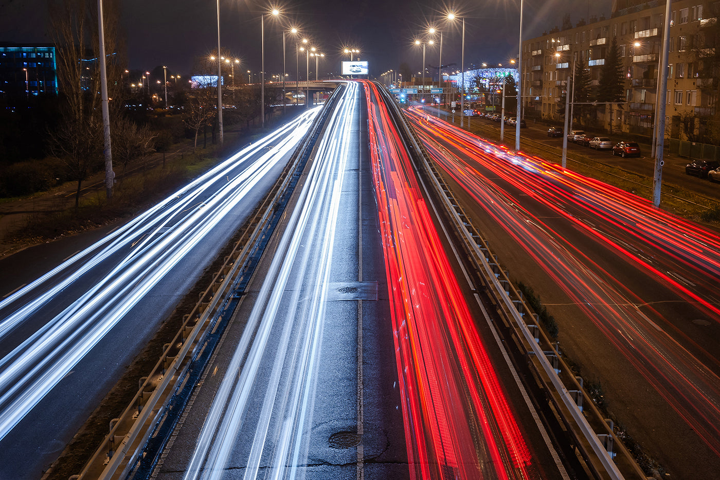 Evening traffic on Üllői Road #6010