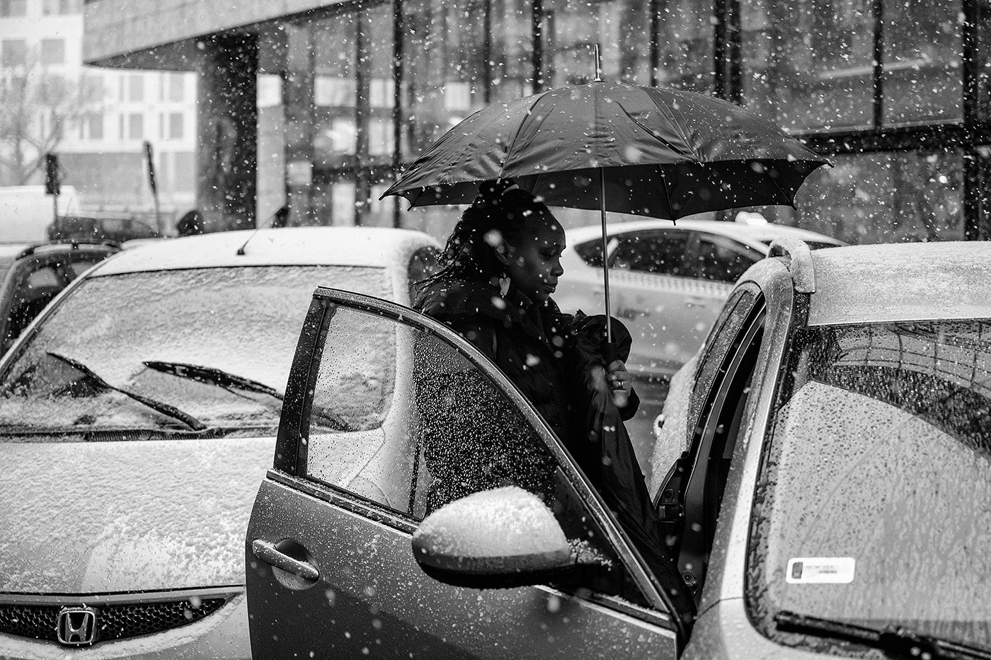 Snowfall on Akácfa Street #6202