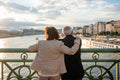 Elderly couple on Liberty Bridge #6268