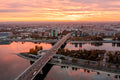 Árpád Bridge at sunrise #6288