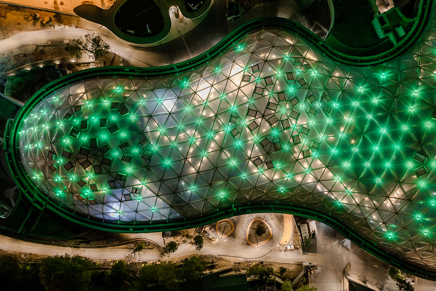 Budapest – Biodóm felülnézetből | Fine Art giclée fotónyomat és falikép