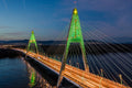 Megyeri híd karácsonyi díszkivilágítása #6393