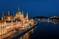 Parliament from the Danube in the evening #6489