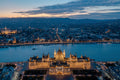 Parliament at night from above #6495