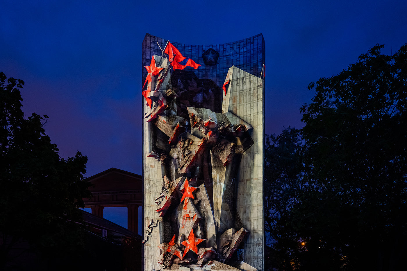Light painting in Memento Park #6544