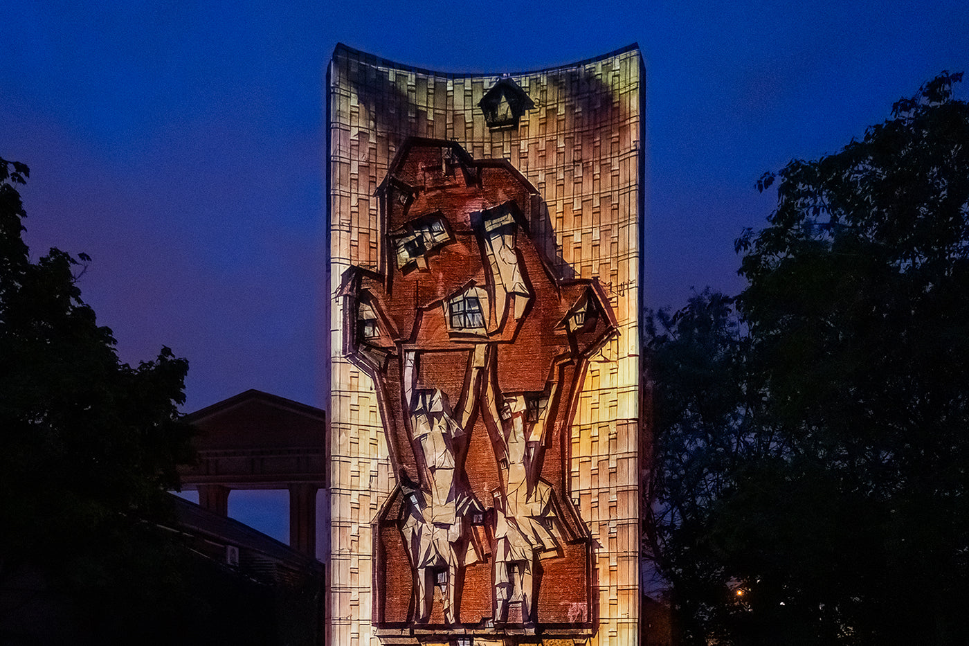 Light painting in Memento Park #6545