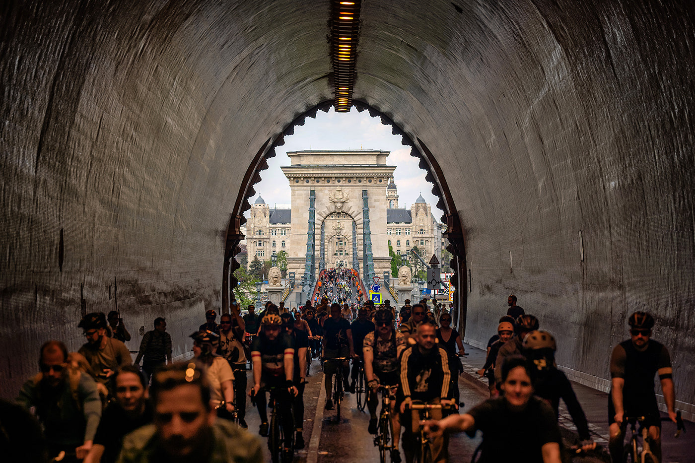 I Bike Budapest bike parade in the Tunnel #6553