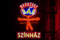 Budapest Bábszínház neonreklámja #6680