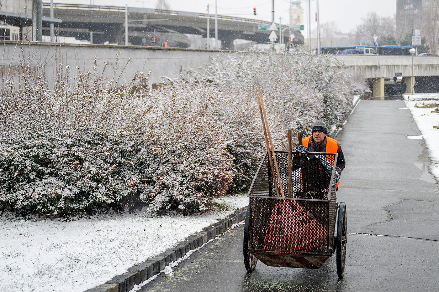 Snowfall at Florian Square #6776