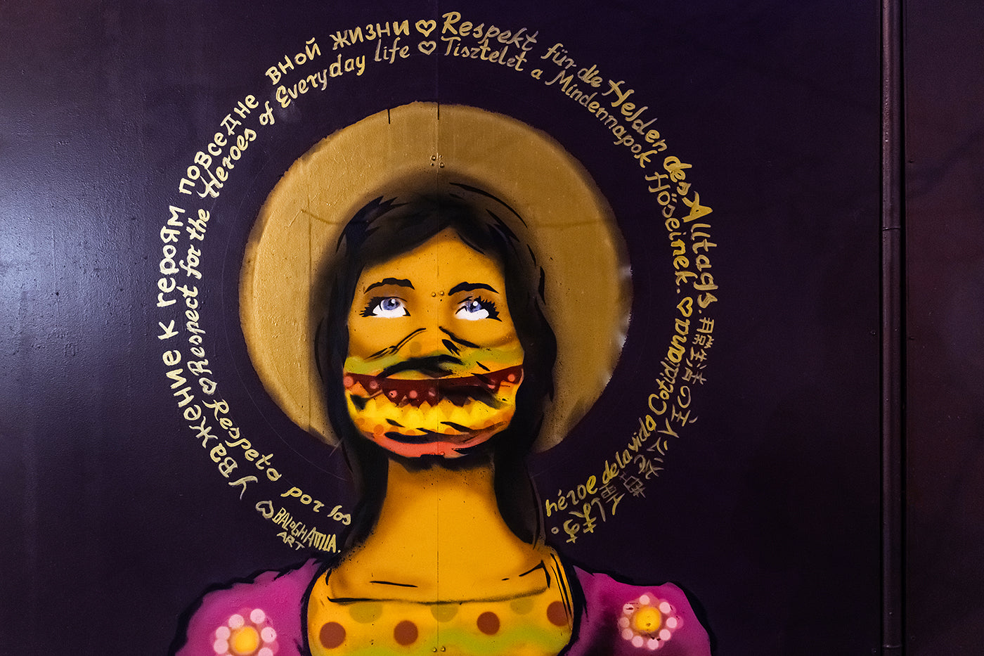 Street art a Tereza étteremnél #7113