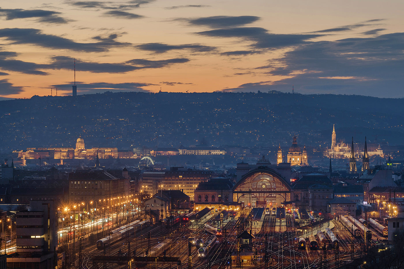 Budapest látképe a Stadionok felől #7151