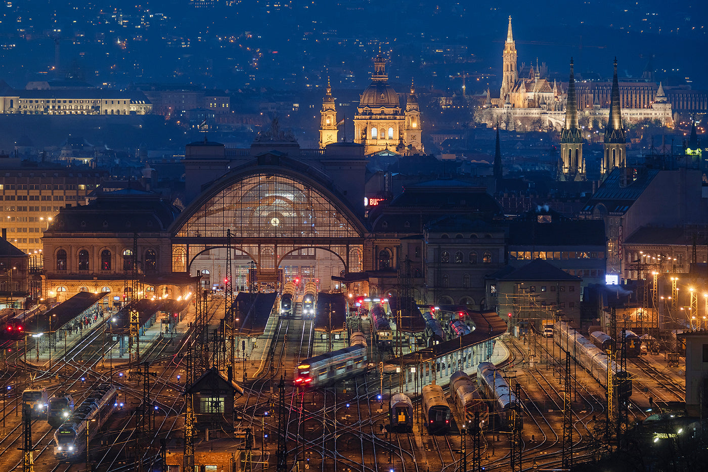 Budapest látképe a Stadionok felől #7153