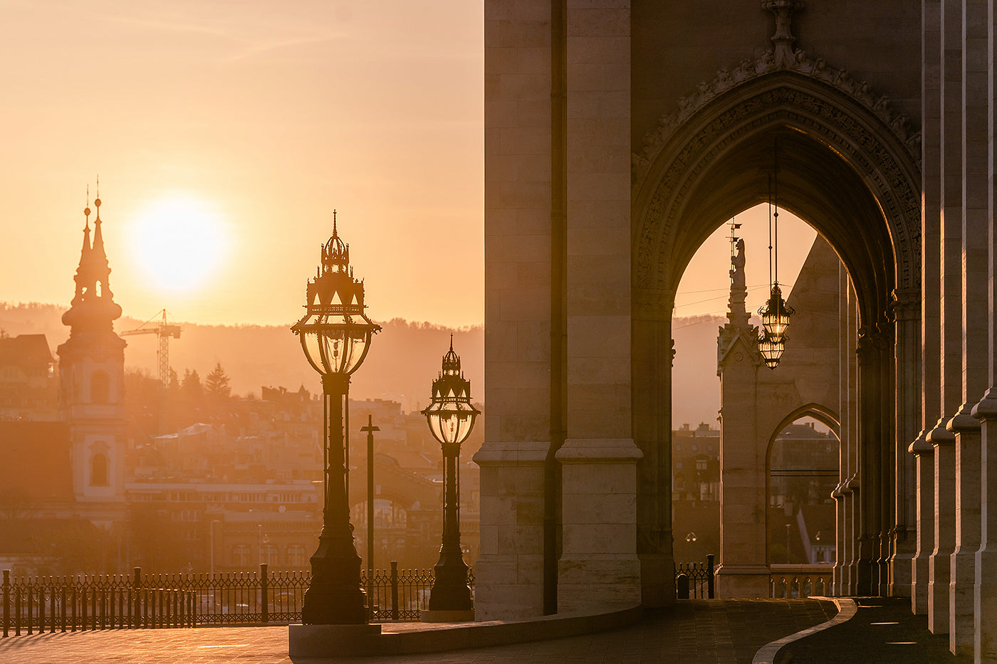 Parliament at sunset #7186