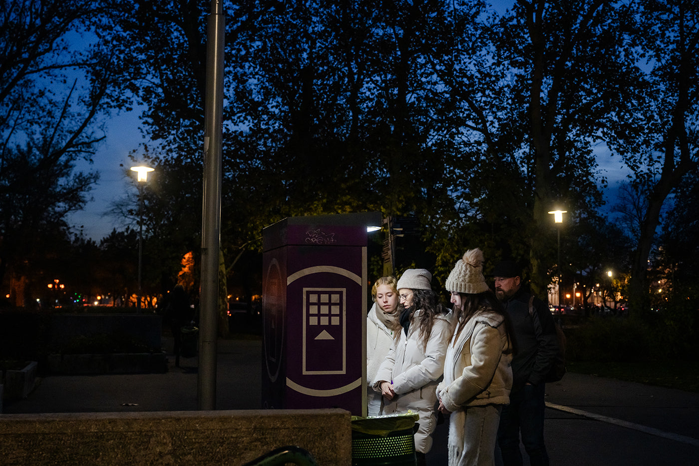 Turisták a Városligetben #7701
