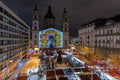 Christmas light painting at the Basilica #7781