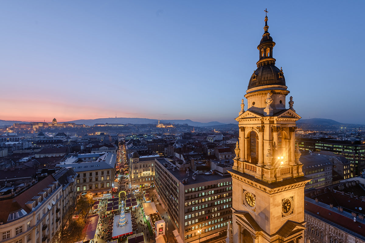View from the Basilica at Christmas #7823