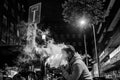 Smoking on Madách Square #8211